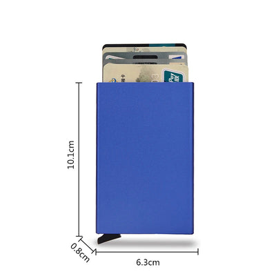 Slim RFID Card Holder With Pop Up Cards Design Premium - WO2MEN