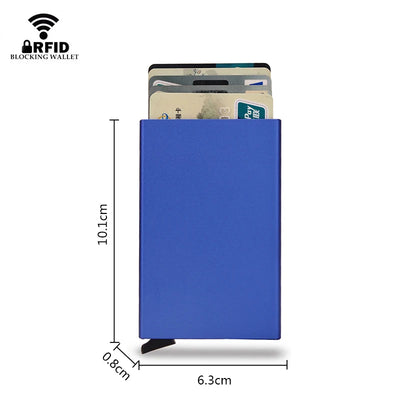 Aviation Metal RFID Card Wallet With Slim Pop Out Pro