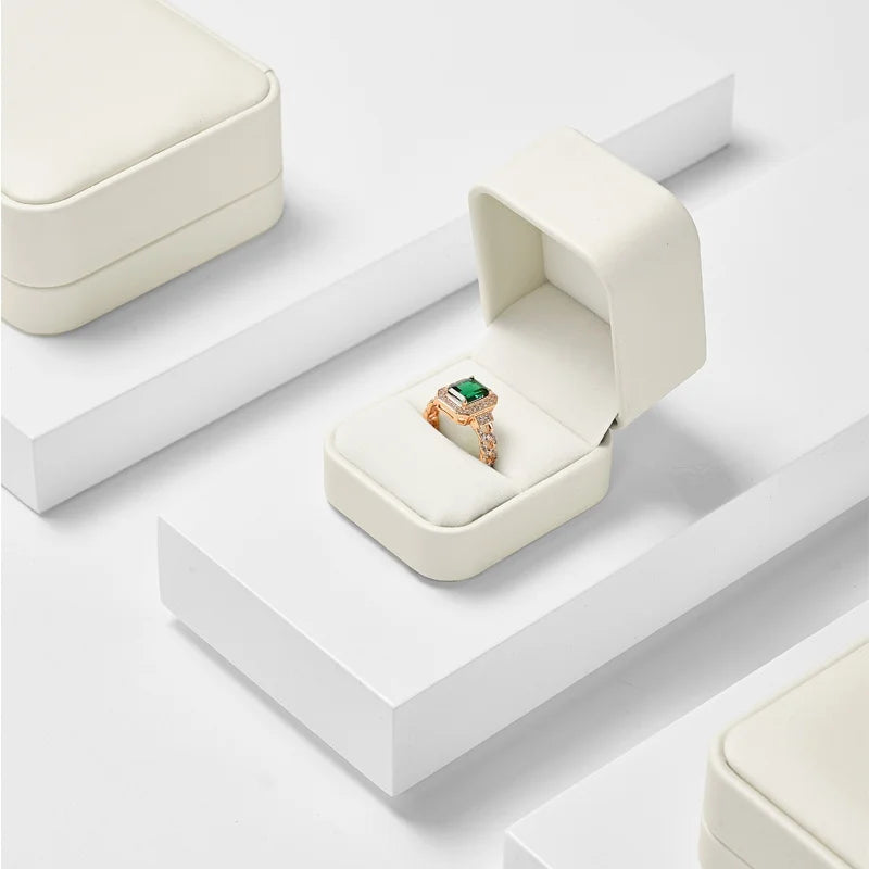 Elegant Jewelry Box Organizer Ring Necklace Bracelet