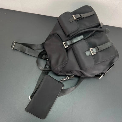 Waterproof Nylon Backpack for Women with Pockets