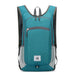 Foldable Ultralight Hiking Backpack with Mesh Pockets - Green