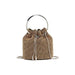 Glimmer Ring Beaded Evening Bag for Glamorous Moments - Gold
