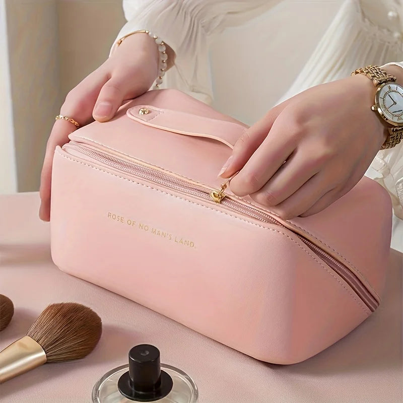 Silk Soft Cosmetic Organizer Case for Travel and Beauty