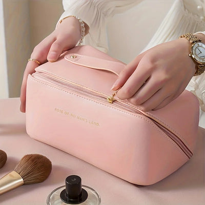 Silk Soft Cosmetic Organizer Case for Travel and Beauty