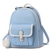 Casual Travel Mini Backpack Rucksack Everyday Satchel - Blue
