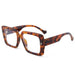 Oversized Cat Eye Sunglasses Square Frame Retro Style - No Case V4
