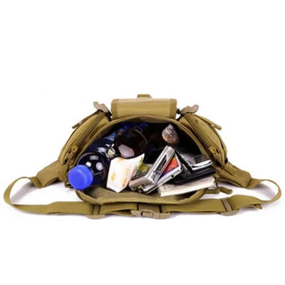 Tactical Waist Bag with Front Pouches for Adventures