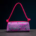 Shoulder Bag Embroidered Silk Floral Detailing - Color Nine