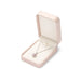 Elegant Jewelry Box Organizer Ring Necklace Bracelet - Pink Necklace