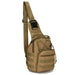 Tactical Travel Backpack with MOLLE System Expandable - Khaki V2