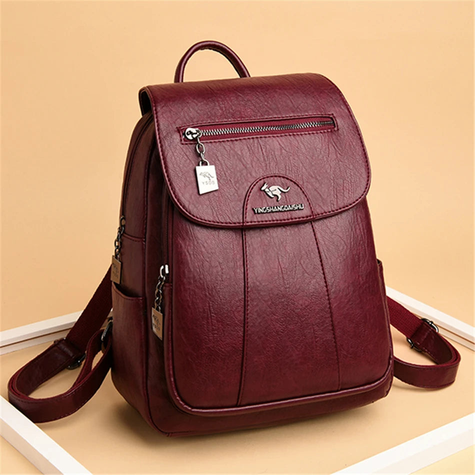 Backpack Softback with Front Zipper Compartment
