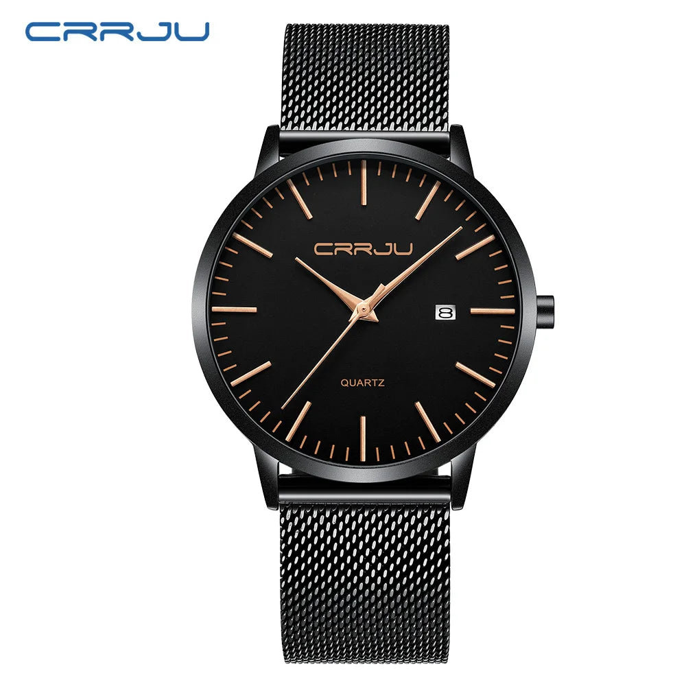 Silk Mesh Dial Timepiece With Calendar Window Luxe Neo