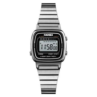 Digital Square Face Watch with Calendar And Alarm