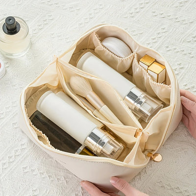 Silk Soft Cosmetic Organizer Case for Travel and Beauty