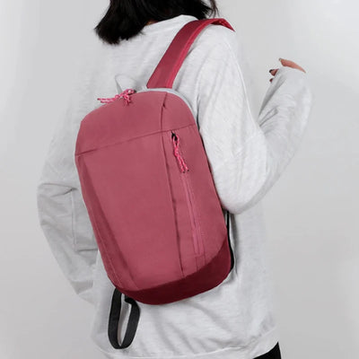 Patchwork Pattern Backpack Outdoor Casual Style