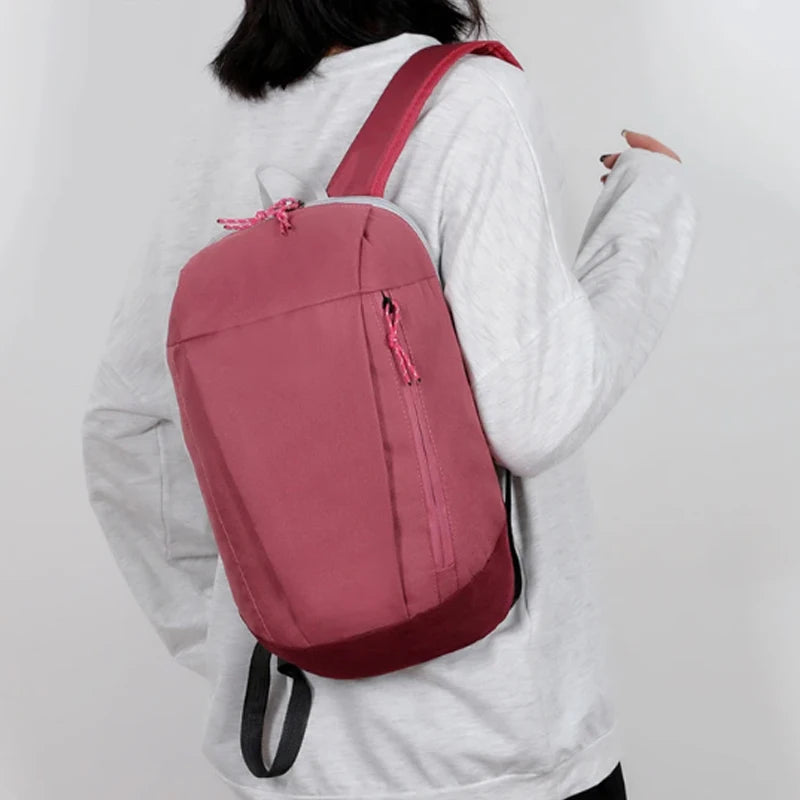Patchwork Pattern Backpack Outdoor Casual Style