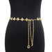 Corset Belt with Rhinestone Buckle Wide Design - Colour Four
