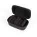 Watch Travel Case with Cushioned Slots And Form Fitting Pillow - Black 2 Slots