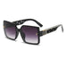 Luxury Square Sunglasses with Gradient Lenses - Grey
