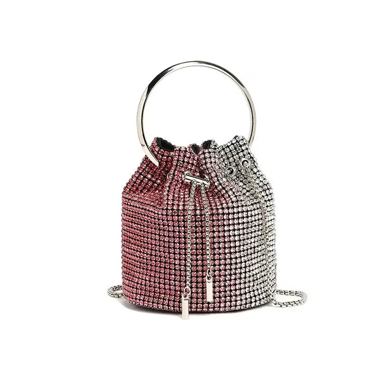 Glimmer Ring Beaded Evening Bag for Glamorous Moments
