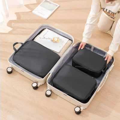 Travel Packing Cube Set 3Pcs Compressible Organizer - WO2MEN