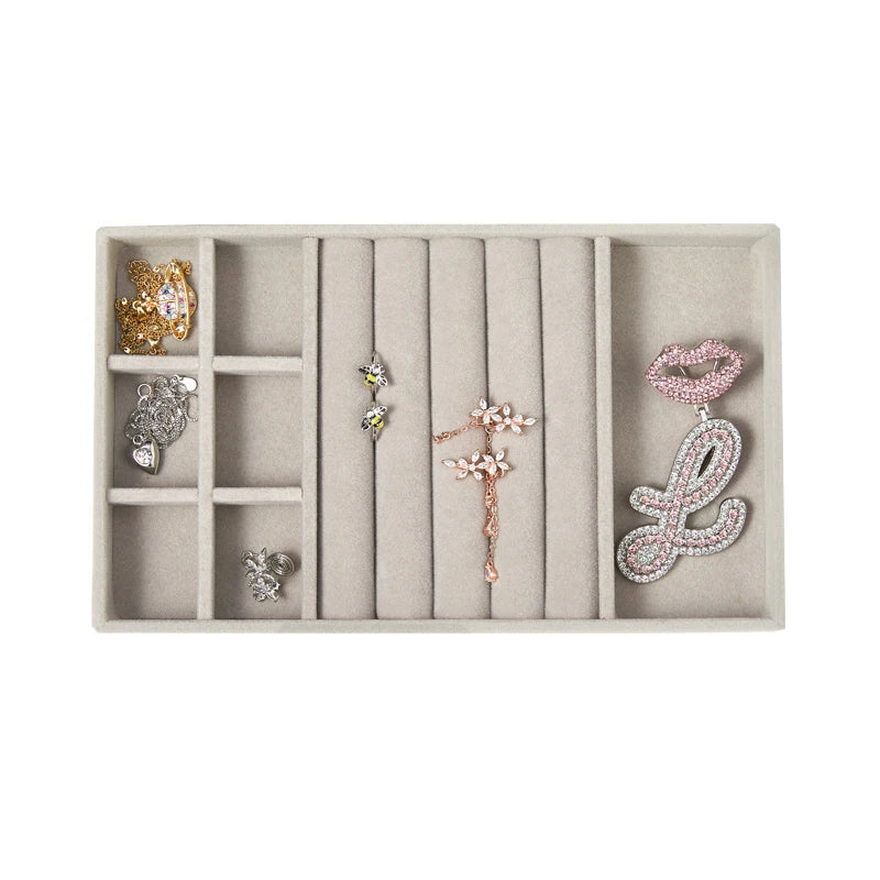 Velvet Jewelry Display Box for Rings And Earrings - Seven