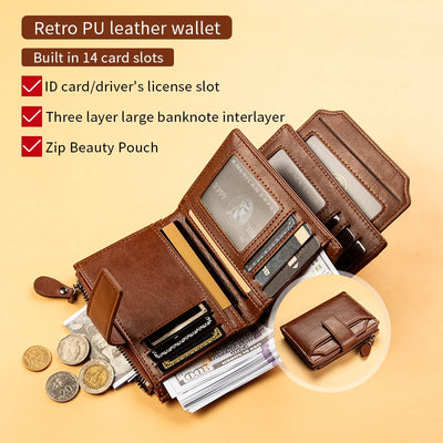 Premium Card Keeper Wallet With Multi Slot Design Pro