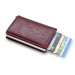 RFID Shield Cardholder Wallet for Slim Card Security - Red