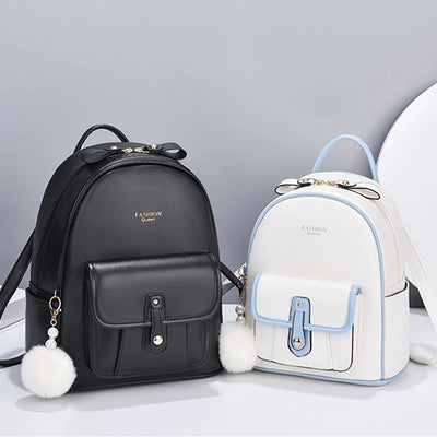 Casual Travel Mini Backpack Rucksack Everyday Satchel - WO2MEN
