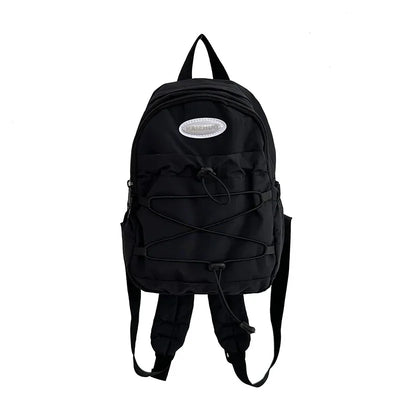 Backpack with Front Bungee Cord for Quick Access