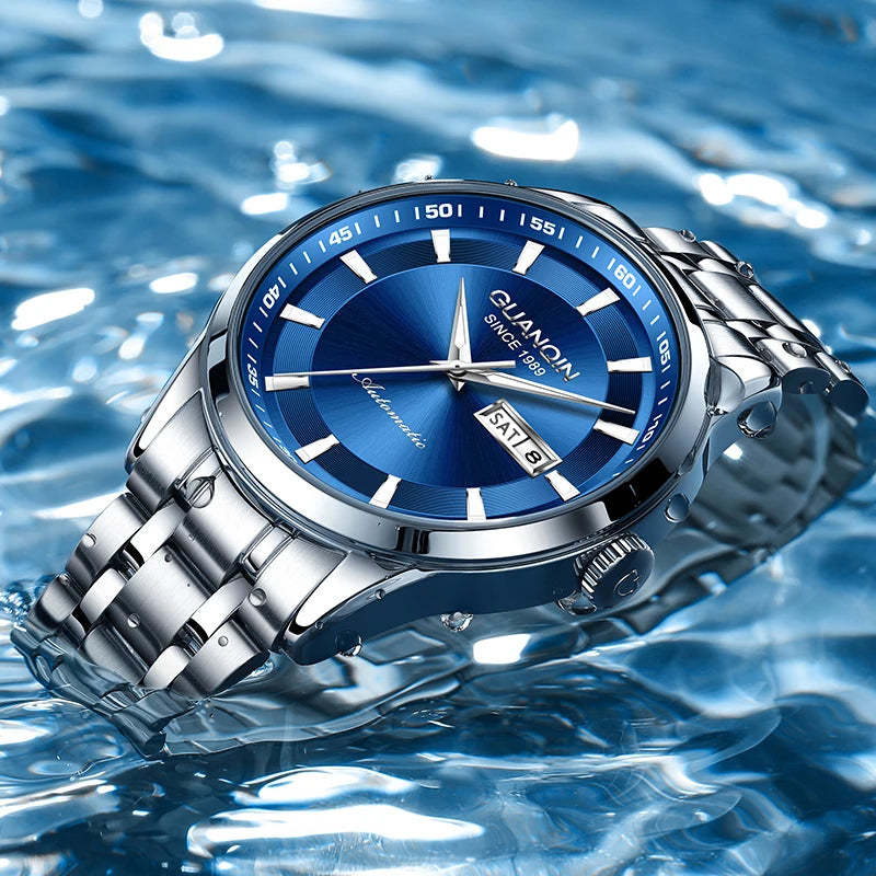 Mechanical Watch with Automatic Movement Day And Date