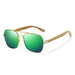 Sunglasses Rectangle Polarized UV400 Eyewear Pro - Green