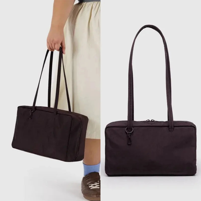 Gingham Tote Bag with Large Capacity for Everyday