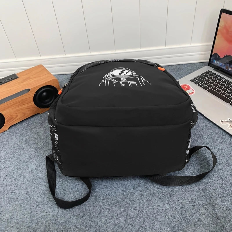 Backpack with Space Print Large Capacity for Travel