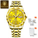 Artisan Dial Timepiece With Luminous Roman Indices Lux - Gold Gold