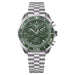 Chronograph Wristwatch with Three Subdials And Date - Green