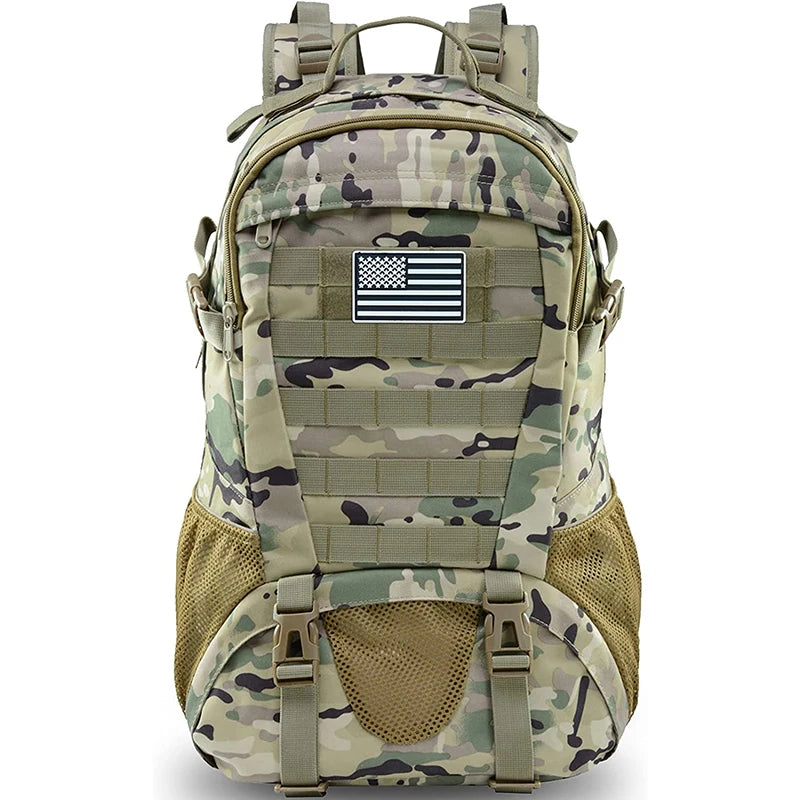 35L Tactical Backpack with Molle System Rain Cover