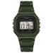 Wristwatch Digital Chronograph Water Resistant - Green
