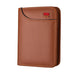 Minimalist Vertical Card Wallet for Everyday Essentials - Chestnut