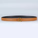 Belt 25mm Width Reversible Leather for Dresses - Color 2