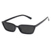 Cat Eye Sunglasses Small Frame Elegant Accessory - Black Grey