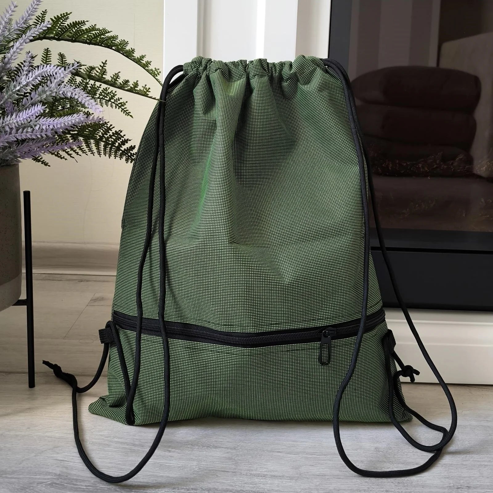 Foldable Drawstring Backpack Lightweight Compact