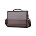 Professional Laptop Briefcase With Front Flap Pocket - Brown
