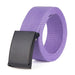 Tactical Outdoor Belt for Men Adjustable Waistband - Purple