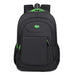 Backpack Large Capacity Interlayer Everyday Travel - Green
