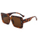 Oversized Cat Eye Sunglasses Square Frame Retro Style - No Case V8