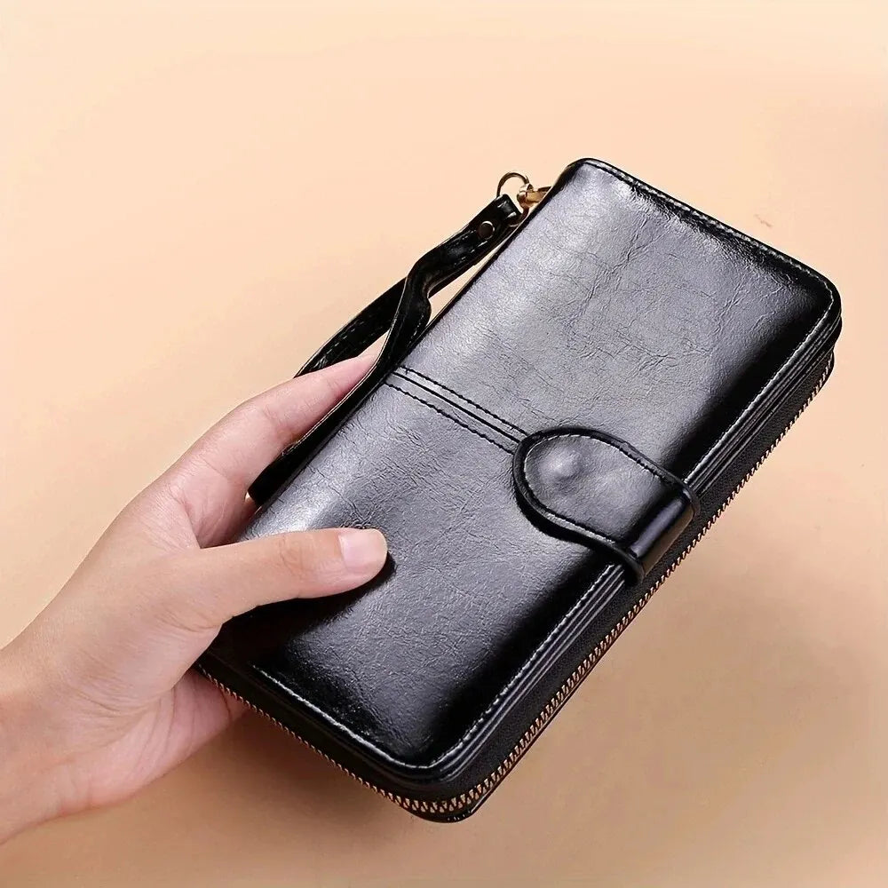 Timeless Clutch Wallet with Card Slots and Essentials