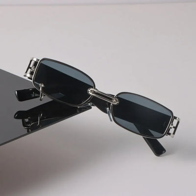 Rectangle Sunglasses with Mirror Lenses for Adults
