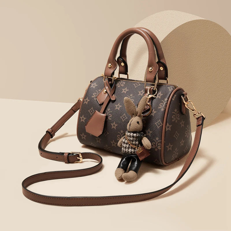 Vintage Monogram Top Handle Bag with Detachable Strap