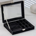 Arched Jewellery Box Display Case Organiser Collection - Black